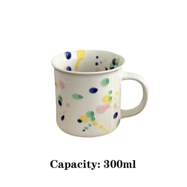 Color Contrast Color Splatter Tableware Mug Coffee Cup