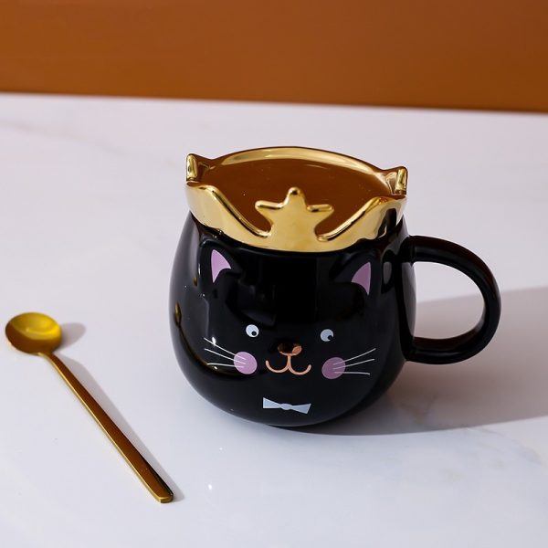 Cute Cat Mug Cartoon Ceramic Cup Couple Men's And Women's