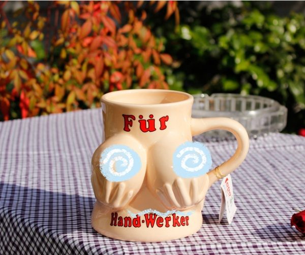 Painted Ceramic Creative Large Capacity Mug