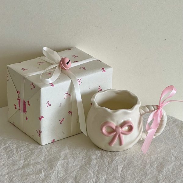 Handmade Irregular Cute Cherry Art Niche Mug