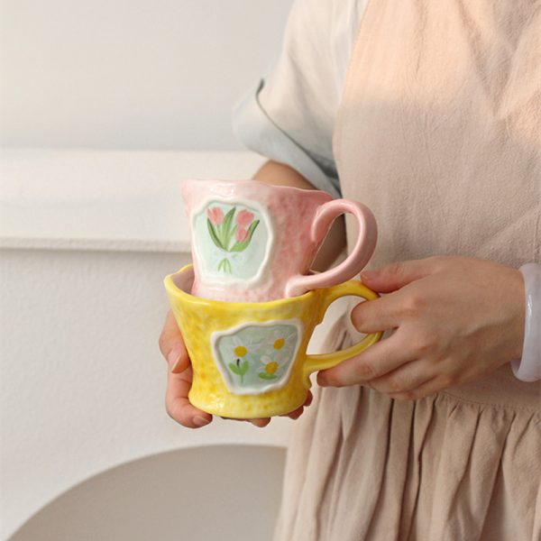Fashionable Personality Girl Mug Handmade Cute