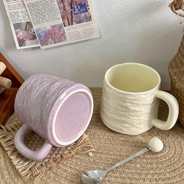 Rock Textured Ceramic Coffee Niche Mug