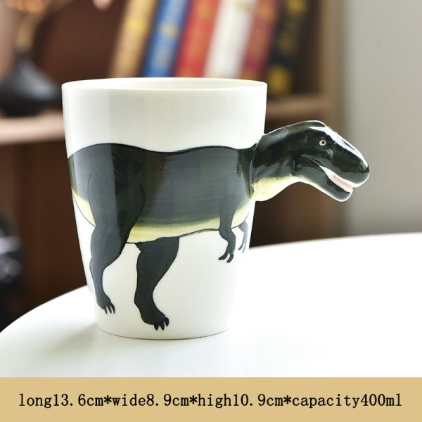3D Thermal Transfer Dinosaur Modeling Animal Ceramic Mug