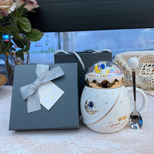 Happy Planet Korean Mug With Spoon Screw
