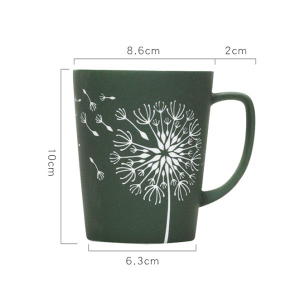 Large Capacity Simple Modern Creative Mug With Lid And Spoon
