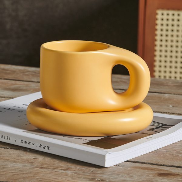 Fat Ceramic Mug Large-capacity Water Cup