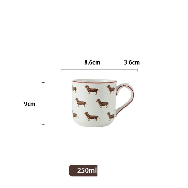 British Strainer Teapot Mug Cup And Saucer Three-piece Set