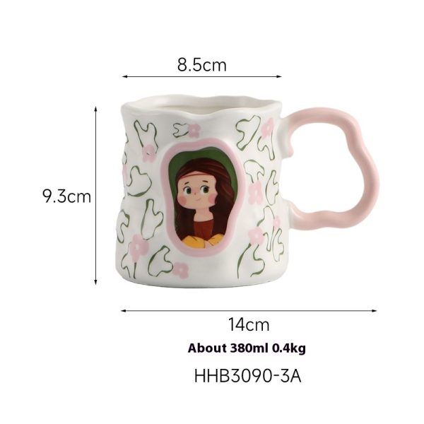 European Famous Painting Mug Renaissance Creative Ceramic Cup