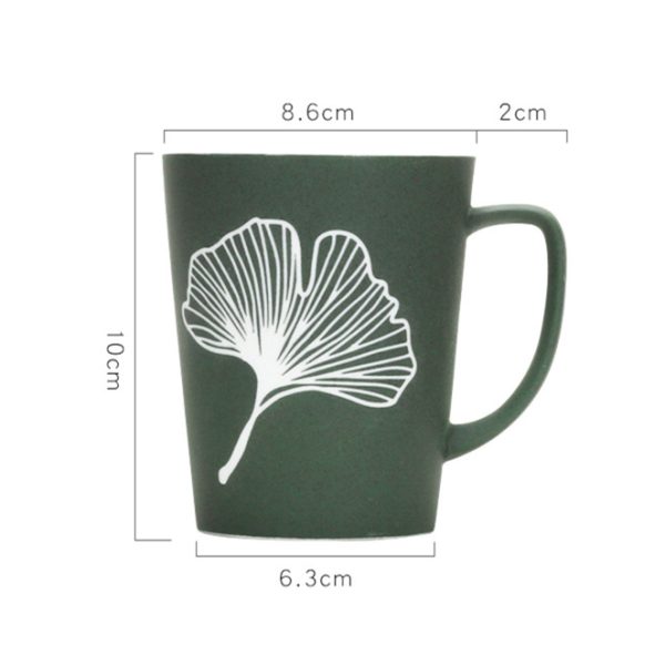 Large Capacity Simple Modern Creative Mug With Lid And Spoon
