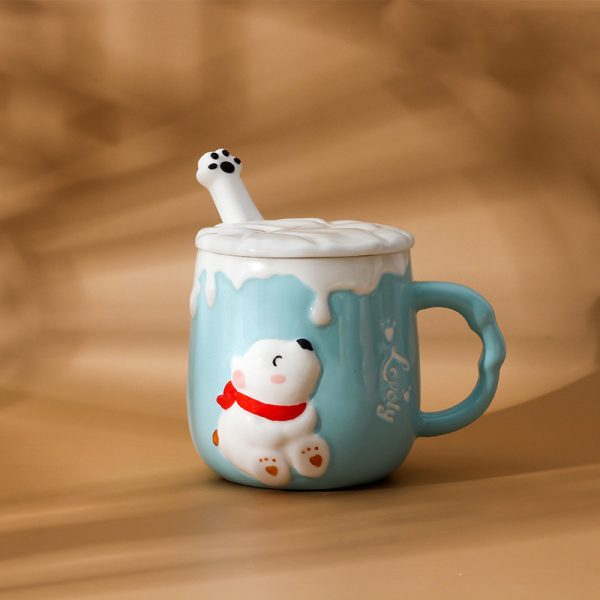 Creative Cute Polar Bear Ceramic Mug