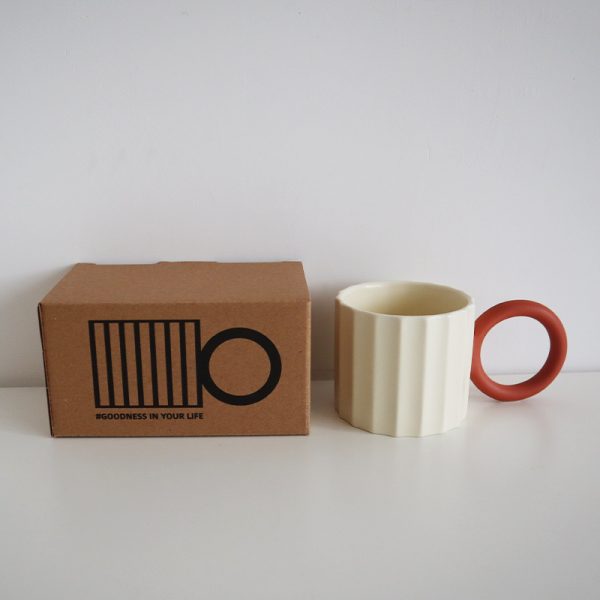 Contrasting Color Mug Home High-value Coffee Cup
