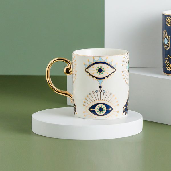 Nordic Light Luxury Ceramic Couple Mug Water Cup