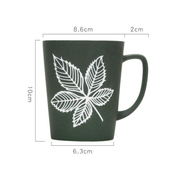 Large Capacity Simple Modern Creative Mug With Lid And Spoon