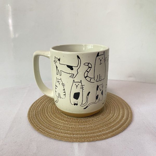 Internet Celebrity Hand-painted Pattern Ceramic Mug