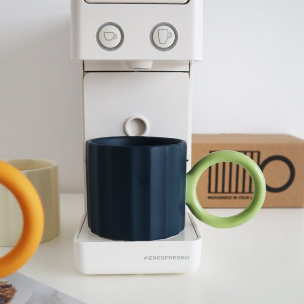 Contrasting Color Mug Home High-value Coffee Cup
