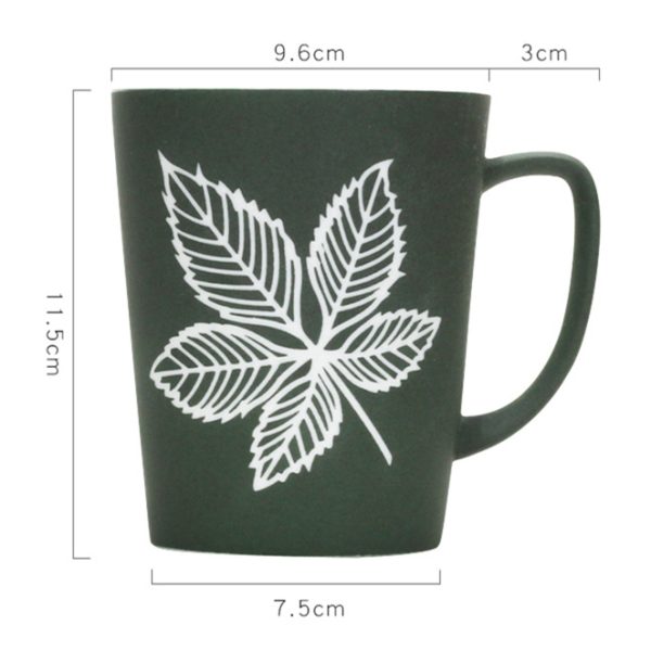 Large Capacity Simple Modern Creative Mug With Lid And Spoon