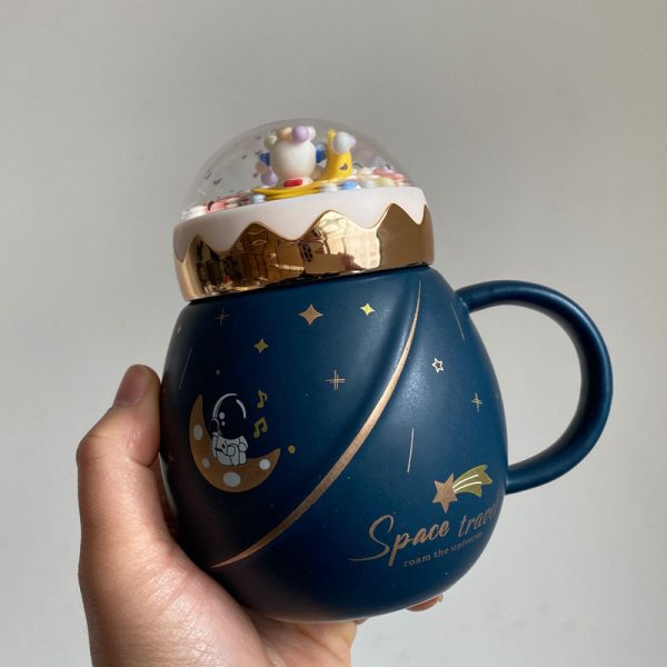 Happy Planet Korean Mug With Spoon Screw