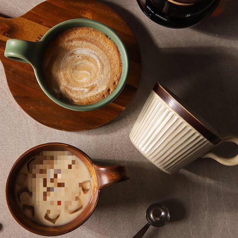 Stoneware Coffee Cup Household Vintage Mug