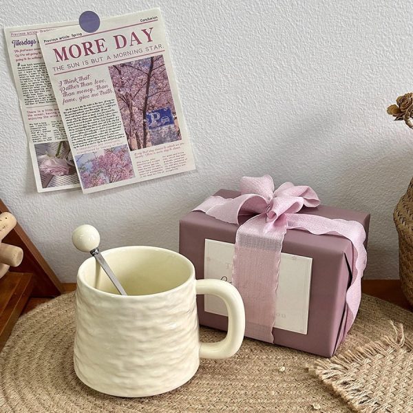 Rock Textured Ceramic Coffee Niche Mug