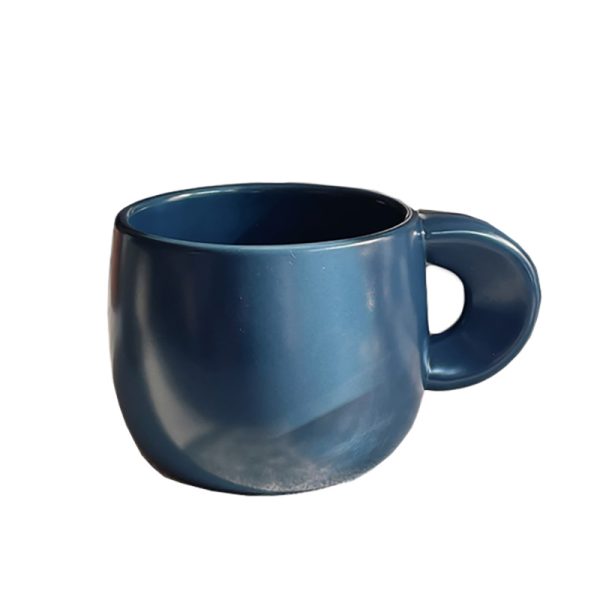 Three-color Matte And Frosted Texture Mug Large Capacity Microwaveable