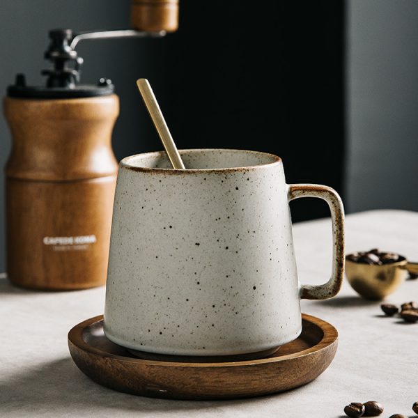 Niche Retro Style Japanese Stoneware Mug