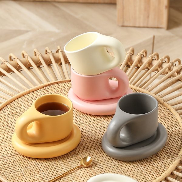 Fat Ceramic Mug Large-capacity Water Cup