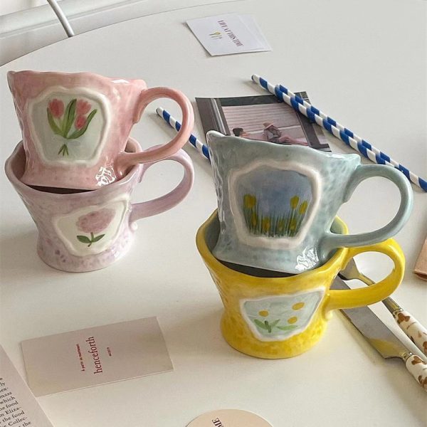 Fashionable Personality Girl Mug Handmade Cute