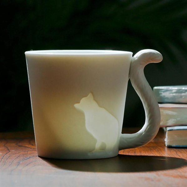 Ceramic Mug Animal Pattern Water Cup Milk Juice Cup Creative Coffee Cup