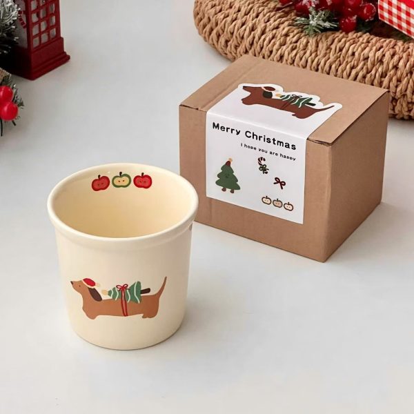 Cartoon Cute Dog Ceramic Mug