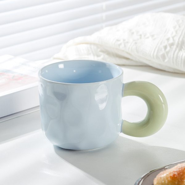 Cute Girl Good-looking Ceramic With Cover Spoon Mug
