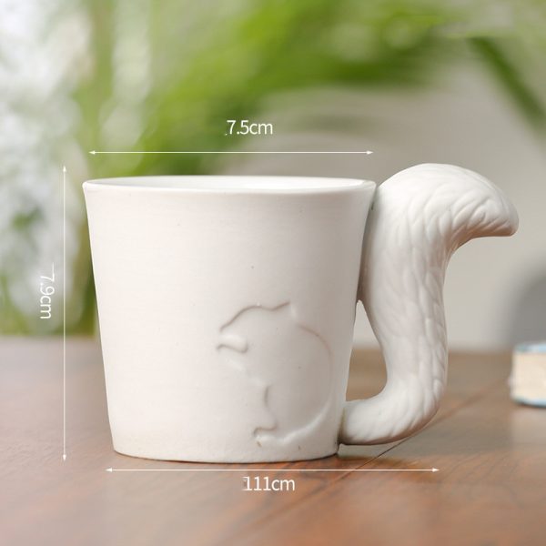 Ceramic Mug Animal Pattern Water Cup Milk Juice Cup Creative Coffee Cup