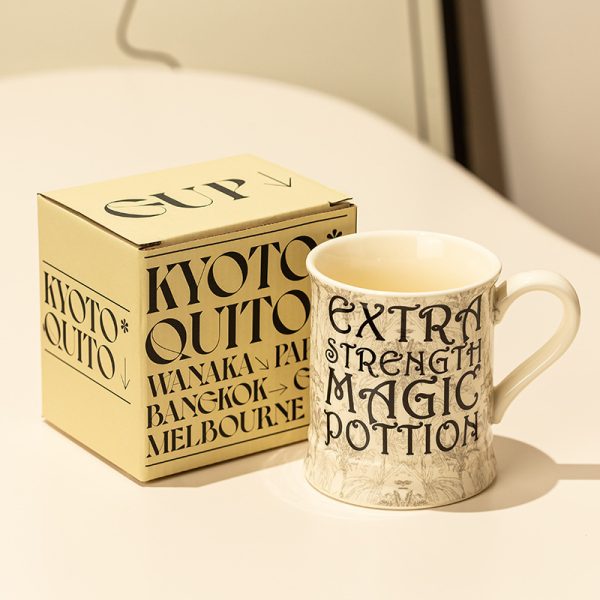 Good-looking Ceramic Couple Water Cup Vintage Gift For Girls Breakfast Coffee Mug