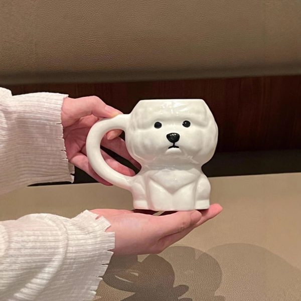 Puppy Ceramic Mug Household Drinking Water