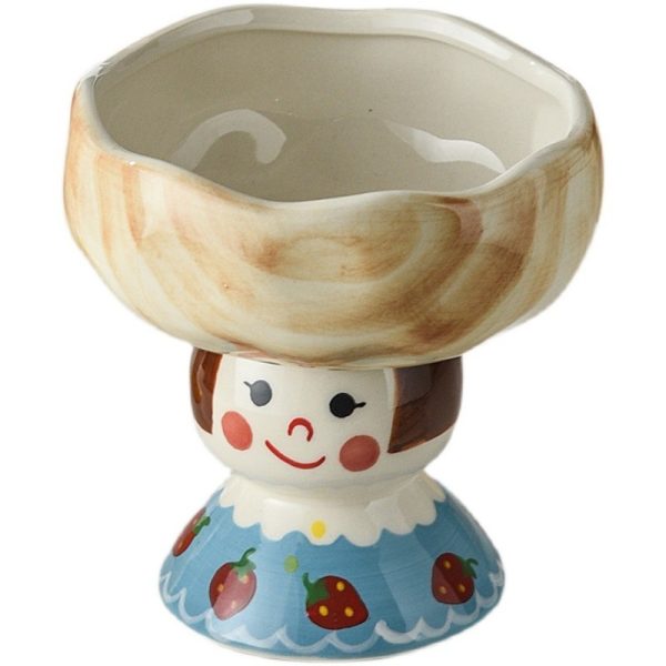 Creative Ceramic Mug Bowl Tray
