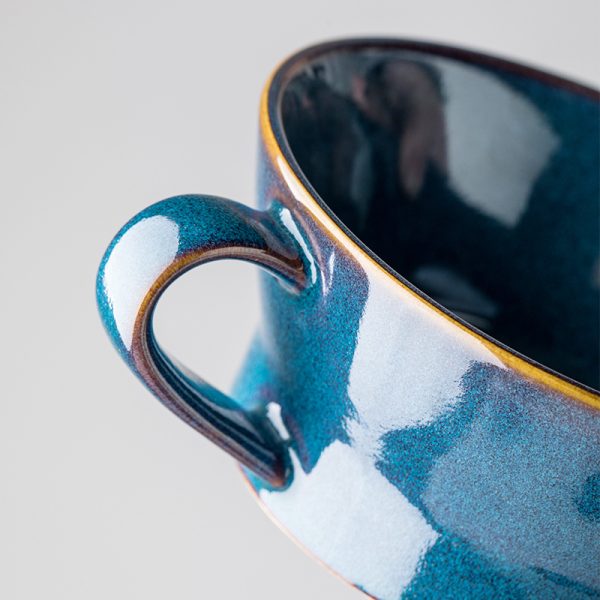 Retro Large Caliber Creative Breakfast Mug