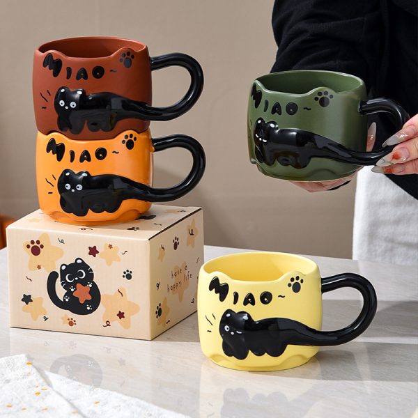 Suit Ceramic Mug Drinking Couple