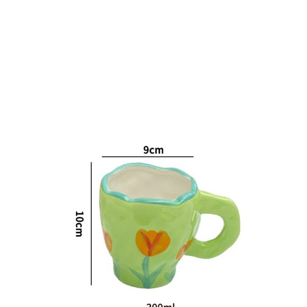 Large Capacity Household Tulip Mug