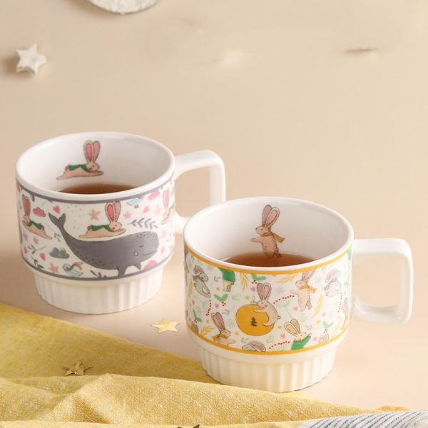 Drinking Water Child Girl Cute Ceramic Creative Mug Student Home Small Water Cup