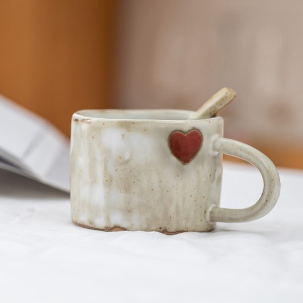 Hand-kneaded Japanese-style Ceramic Cute Mug