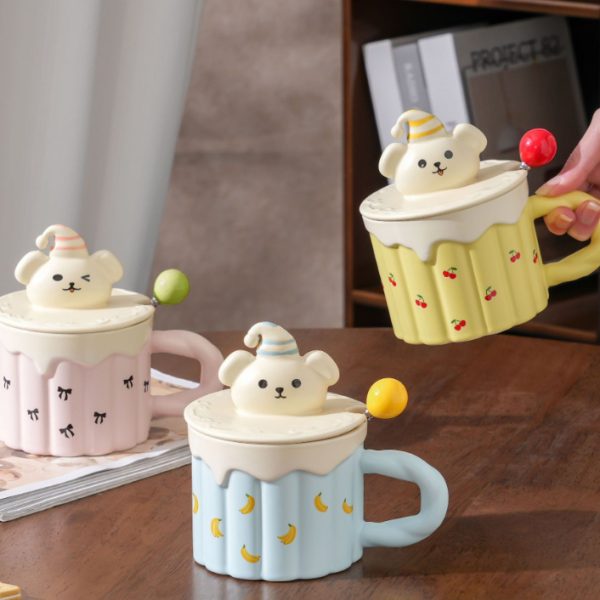 Good-looking Office Water Glass Mug With Lid