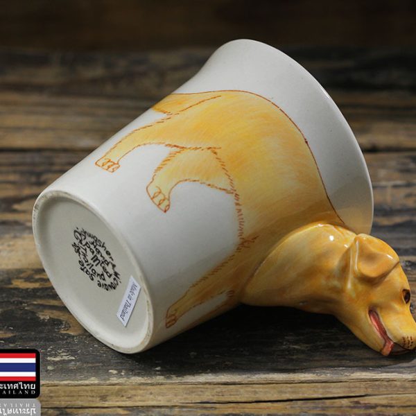 Hand Drawn Animal Mug Golden Retriever Ceramic Cup