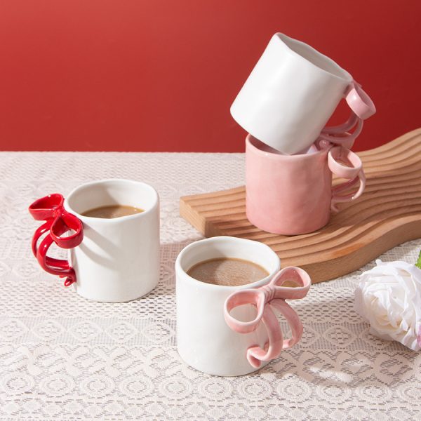 Bow Ceramic Mug Good-looking