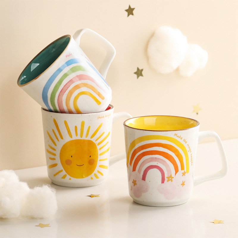 Women's Summer Ceramic Creative Office Coffee Mug