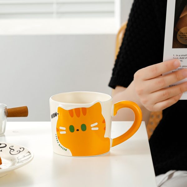 Cute Cat Mug Creative Coffee Cup