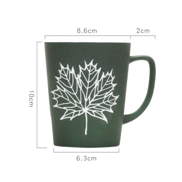 Large Capacity Simple Modern Creative Mug With Lid And Spoon
