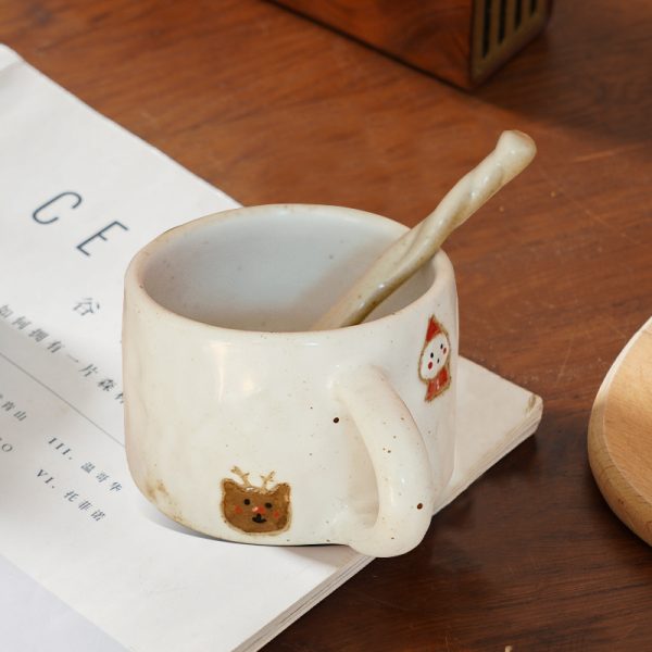 Hand-kneaded Japanese-style Ceramic Cute Mug