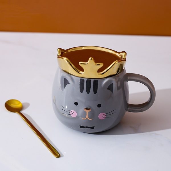 Cute Cat Mug Cartoon Ceramic Cup Couple Men's And Women's