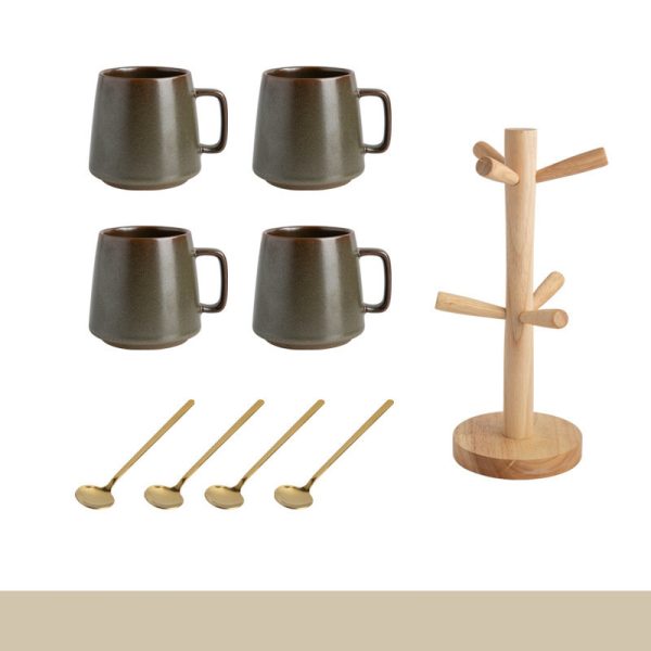 Niche Retro Style Japanese Stoneware Mug