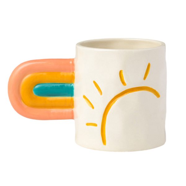 Rainbow Mug Trend Creative Ceramic Mug