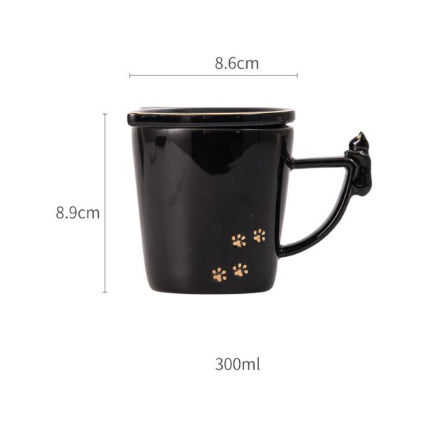 Fashionable Cute Cat Cartoon Ceramic Mug